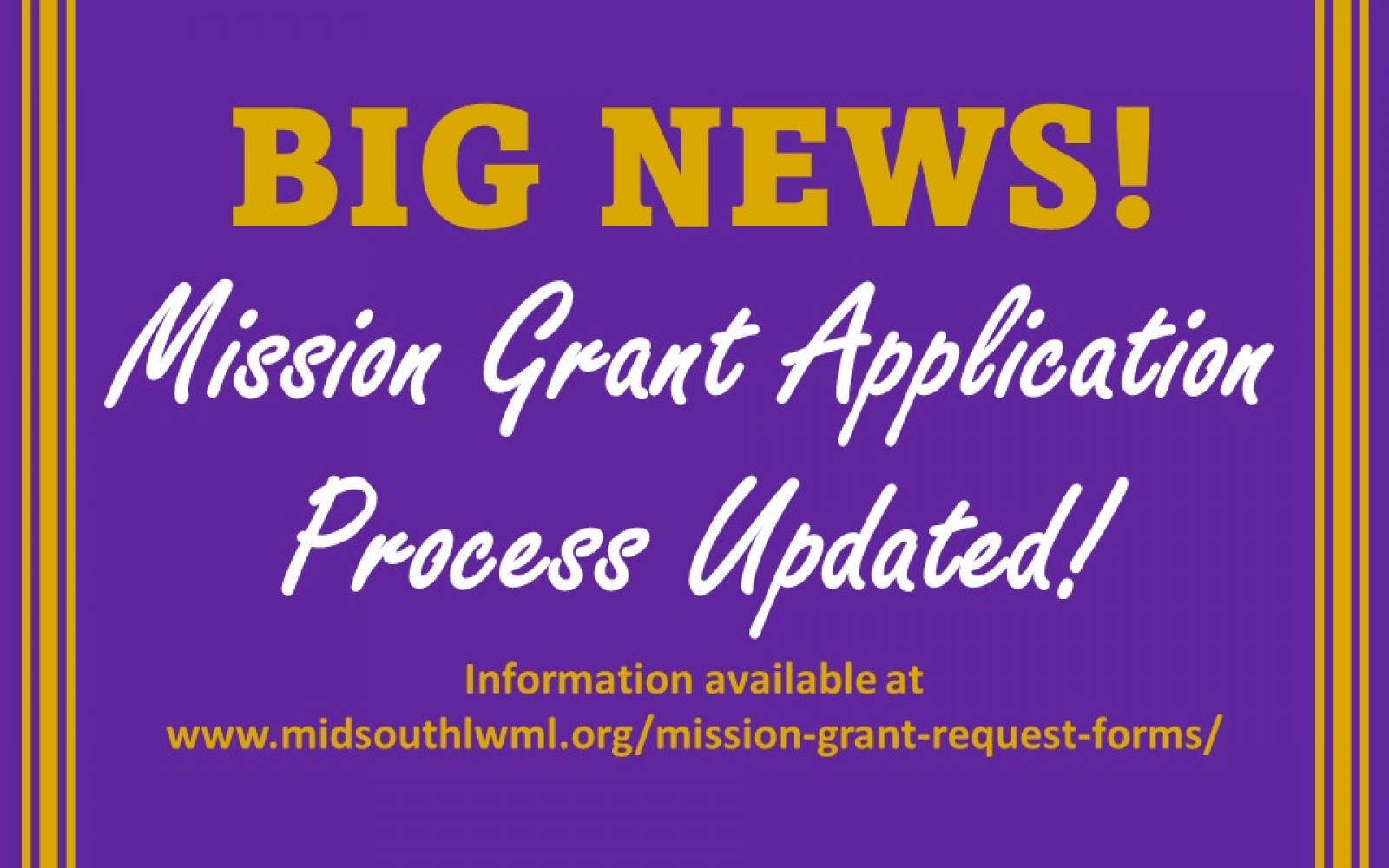 Announcing New Grant Request Forms