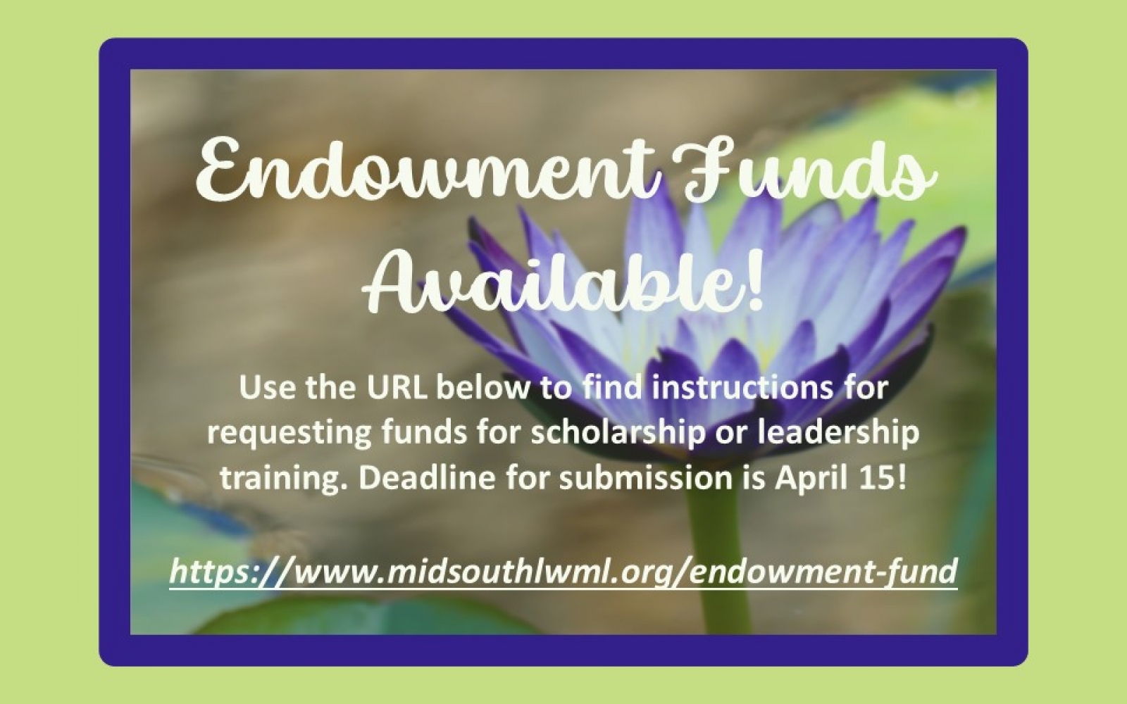 Endowment Fund News